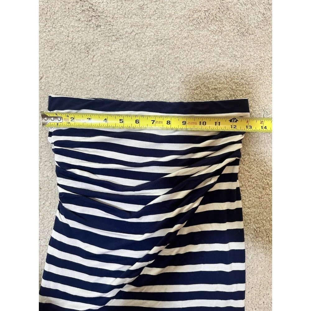 CAbi Top Skirt Women’s XS Navy Blue White Stripe Convertible Tube Top Skirt #789 - Picture 10 of 14